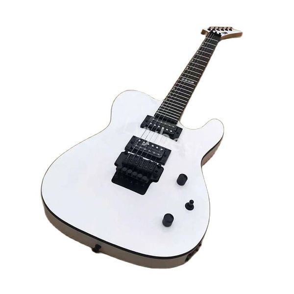 

lvyelectric guitar 2021 classic double rock beautiful white appearance beautiful timbre delivery home