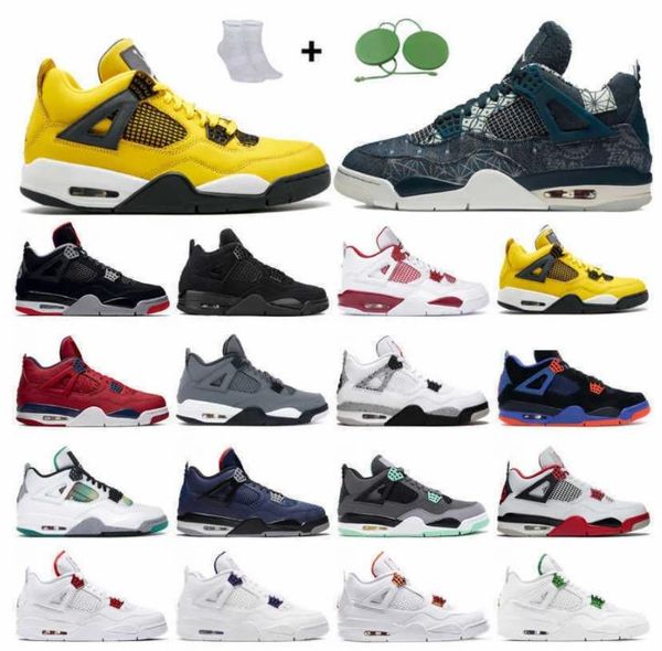 

2023 4s og fire red basketball shoes sneakers version men best