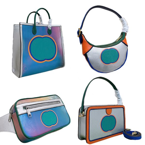 

designer brands bags women totes genuine leather colorful gradual change style designers handbags pruses travel shopping bag