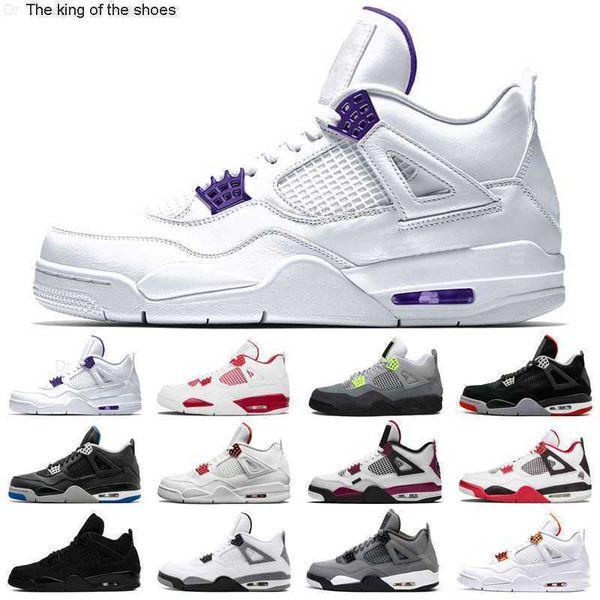 

2021 new basketball shoes 4s man cement university red blue travis sail thunder olivia kim black cat taupe haze pine green pure money neon