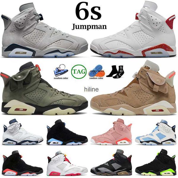 

men women 6s basketball shoes jumpman 6 georgetown red oreo white midnight navy british khaki olive black cat bordeaux mens trainers