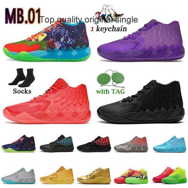 

lamelo ball 1 mb.01 men basketball shoes rick and morty rock ridge not from here black red blast queen city galaxy i unc be you iridescent