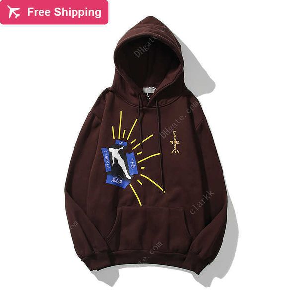 

2023ss jack in the room sweatshirt men and women winter hoodis pullover loose streetwear casual hoodies, Black