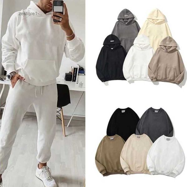 

designer hoodies for mens womens pullover hoody sweatshirt letter printed long sleeve crewneck loose hooded sweater white black cotton 9izk