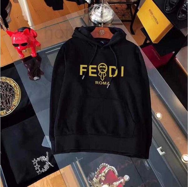 

men's hoodies & sweatshirts designer women's wear f sweater pullover men's hoodie long sleeve sweatshirt embroidered knit win, Black