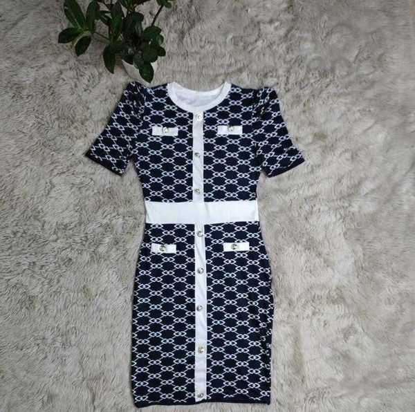 

casual dresses designer women classic 2022gg new dress fashion letter pattern summer short sleeve womens clothing z2rc, Black;gray