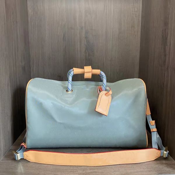 

large capacity 45 50 55 cm duffel bags women travel handbag luxurys designers shoulder bag for men sport outdoo soft sided suitcase luggage