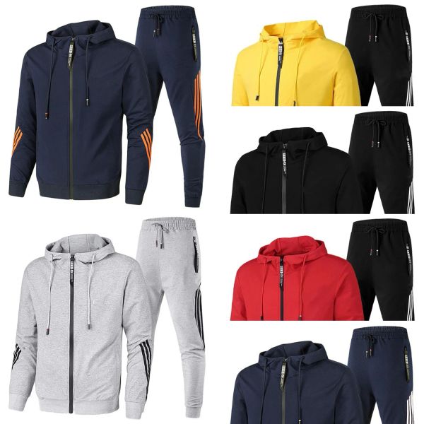 

designers mens tech fleece pant two piece set sportwear tracksuit letter logo print hoodie space cotton jacket coats sweatshirt man casual p, Gray