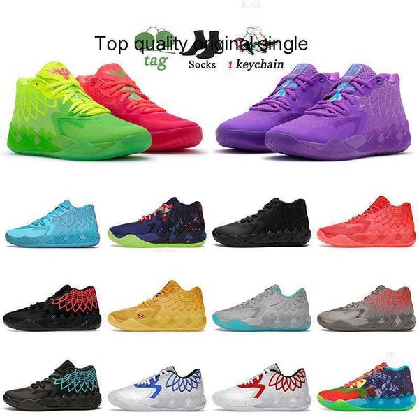 

2022 lamelo balls basketball shoes mb.01 rick and morty queen buzz city iridescent dreams unc