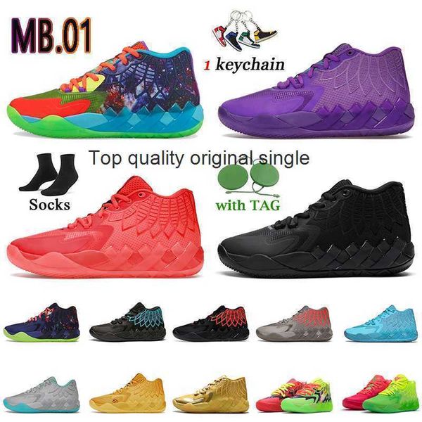 

lamelo ball 1 mb.01 men basketball shoes rick and morty rock ridge not from here black red blast queen city galaxy i unc be you iridescent