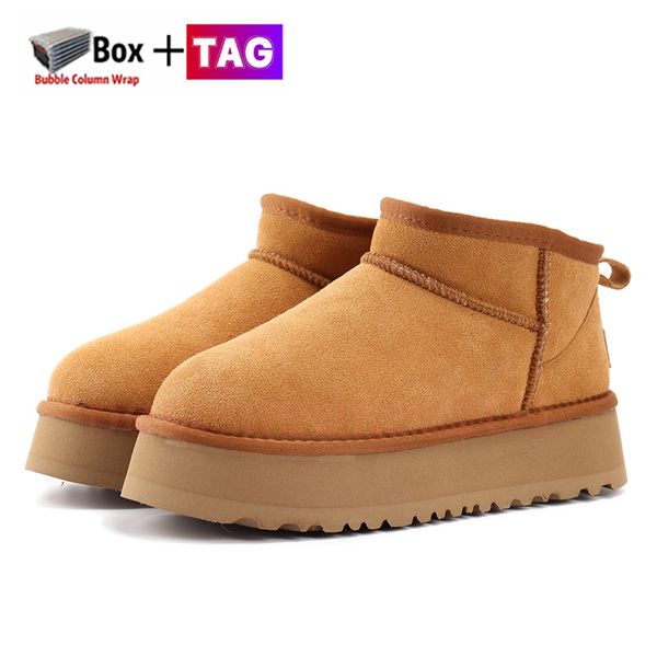 

women boots australia snow booties platform australian bootes chestnut tazz slippers sheepskin wool winter bootss womens shoes shearling sli, Black