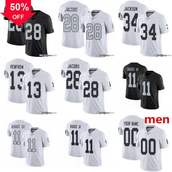 

men women youth las vegas''raiders''jersey 17 davante adams 83 darren waller 28 josh jacobs 55 chandler jones 13 hunter, Black;red