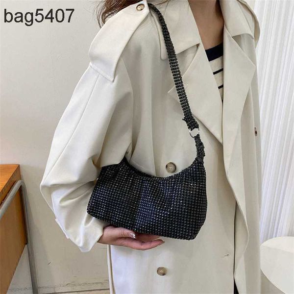 

2023 women's diamond bag 70% discount wholesale retail trendy texture autumn new small square with inlaid personality chain portable sh