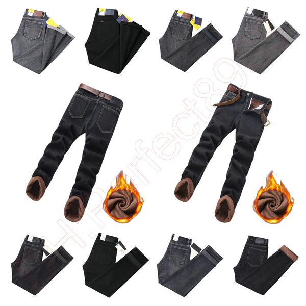 

new jeans chino pants pant men's trousers stretch autumn winter close-fitting jeans cotton slacks washed straight business casual xl951, Blue