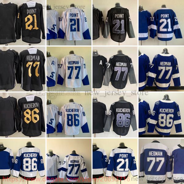 

movie college ice hockey wears jerseys stitched 21braydenpoint 77victorhedman 86nikitakucherov winter classic reverse retro stadium series m, Black