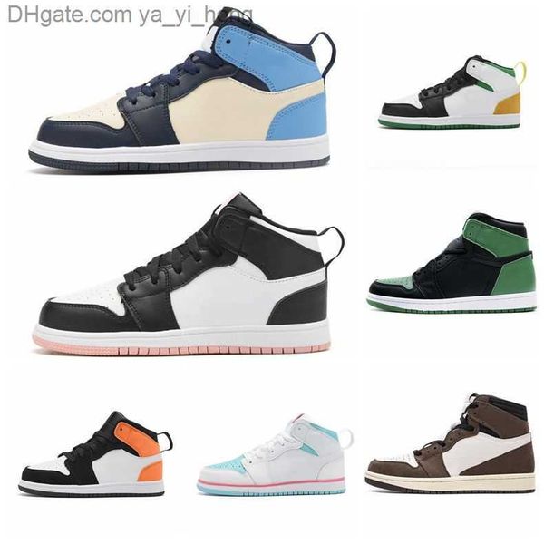 

luxury youth toddler sneakers athletic kids basketball shoes edge glow volt gold high light smoke grey candy multicolor boy girl big infant, Black