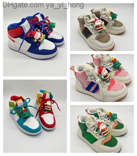 

christmas gifts kids shoes baby soft soled infant shoe for boys girls old leather print lace up spring autumn breathable crochet casual yayi, Black