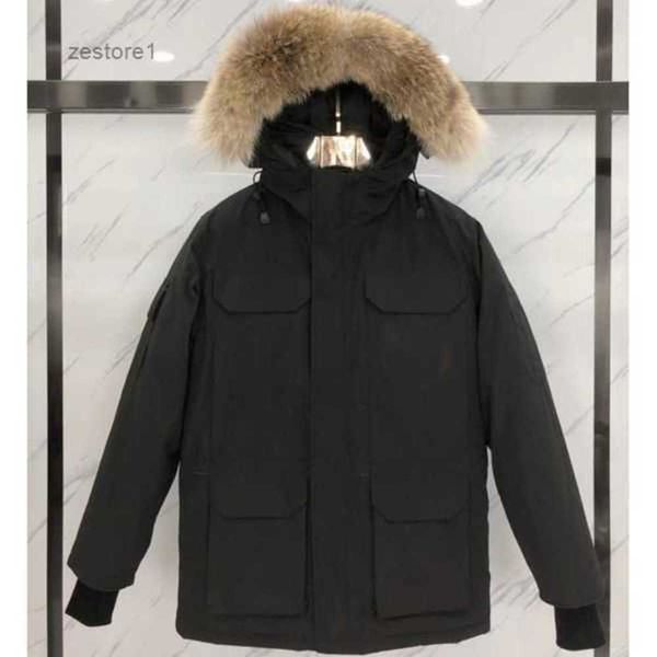 

down parkas puffer jacket coat men light windbreaker hoodie black women's coats luxury canadian brand fashion parka outwear embroidered