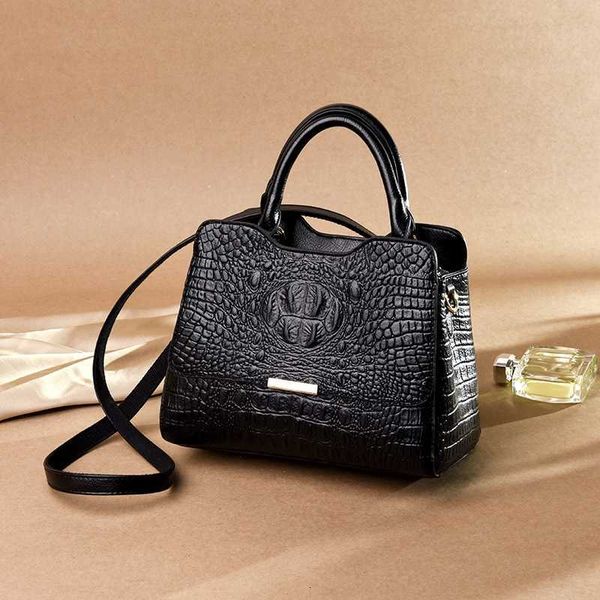 

womenbag 2022 fashion s crocodile pattern crossbody handbag big