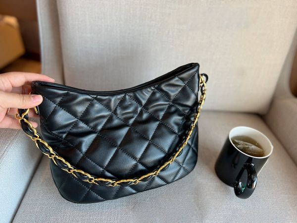 

22k channel underarm bag high-capacity tote bag sheepskin fashion handbag designer shoulder bags crossbody shopping bagg portable chain hobo