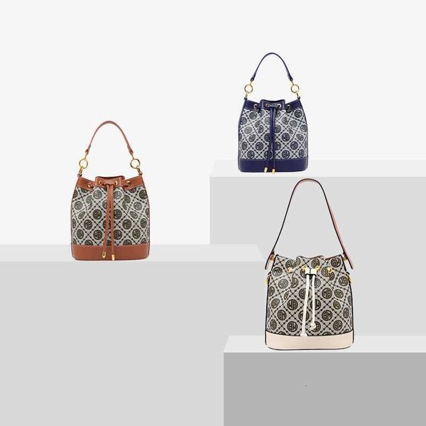 

fashion women's bag new handbags designers jacquard large capacity diagonal cross portable classic old flower drawstring bucket bags lu