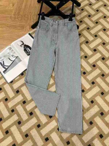 

women's jeans designer high end 22 summer new p boyfriend style versatile magic high waist straight leg jeans 1zxl, Blue