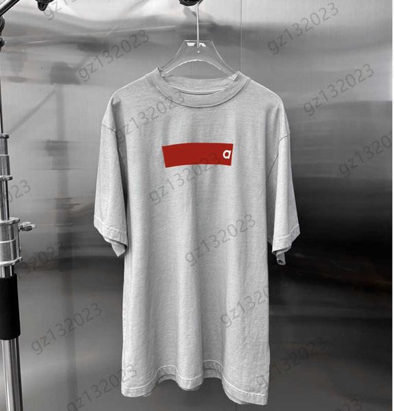 

fashion womens t-shirts contrasting color letter stripe print pullover undershirt round neck short sleeve loose shirt fashion joker women cl, White