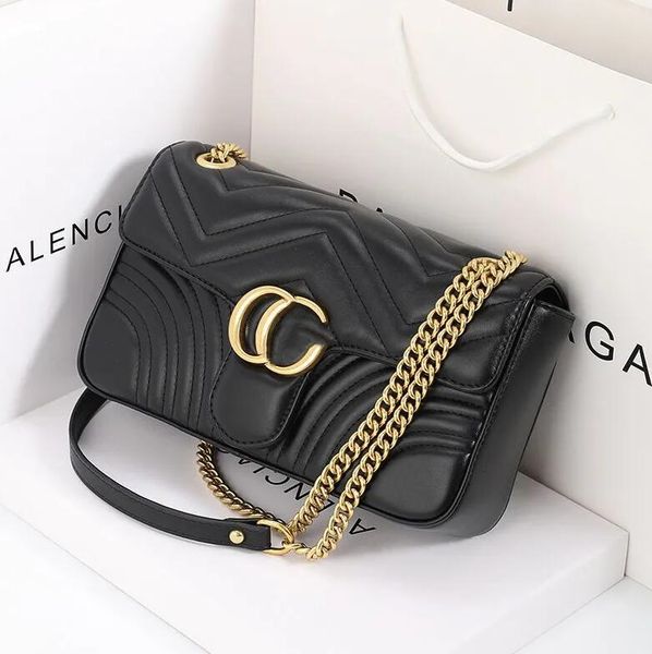 

classic fashion designer bags womens leather gg messenger shopping cross body lady shoulder bag chains handbags crossbody evening the tote b