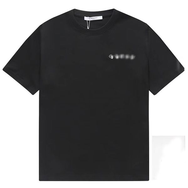 

spring and summer 2022 mens new heavy weight short sleeved t-shirt, White;black