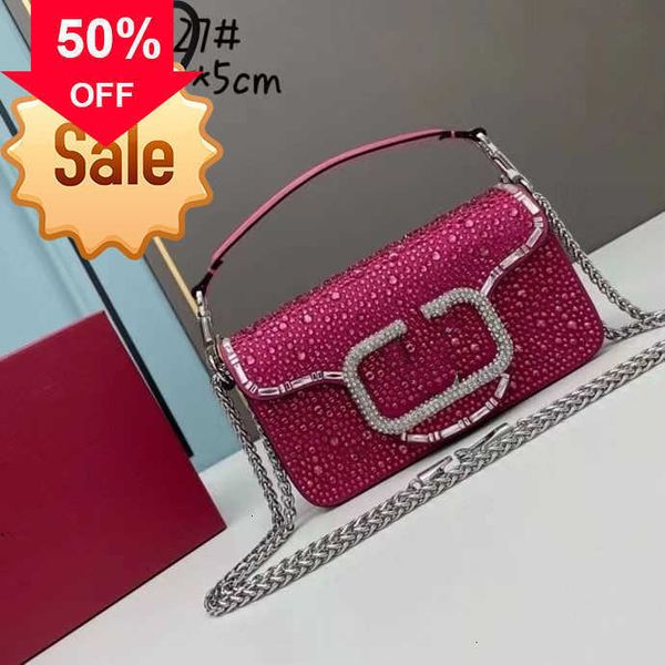 

designer bags bling drill buckle big mini loco handbag like portable one shoulder crossbody chain bagtote bag factory direct sale evening cl