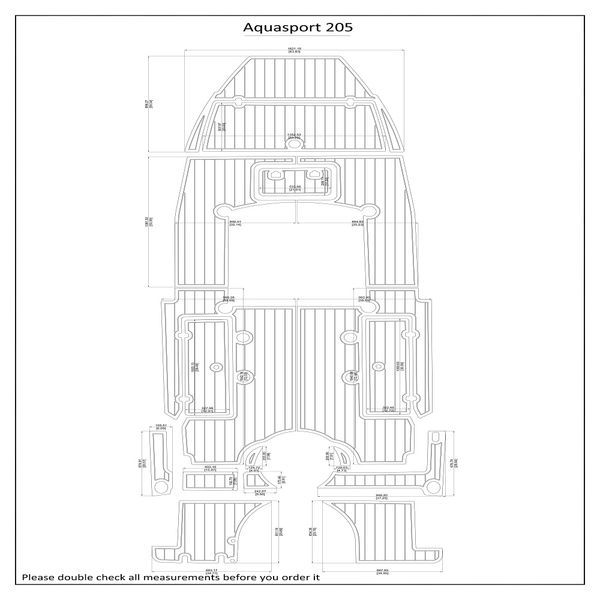 

aquasport 205 swim platform cockpit boat eva faux foam teak deck floor pad