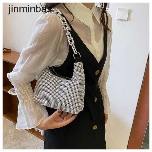 

2023 fashion diamond bag 60% discount wholesale retail new style water women's bangdi spice girl crcent portable chain one shoulder cro