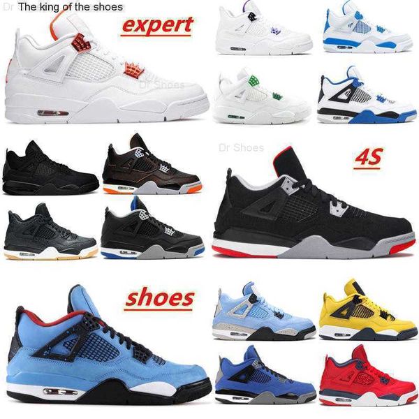 

2022 basketball shoes university blue 4 4s mens cream sail lightnings red thunder white oreo bred taupe haze off noir what the black cement