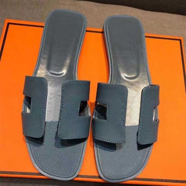 

h slippers designer herms sandal slipper fashion women classics fashion slipper sandals summer real leather platform flats shoes ladies beac, Black
