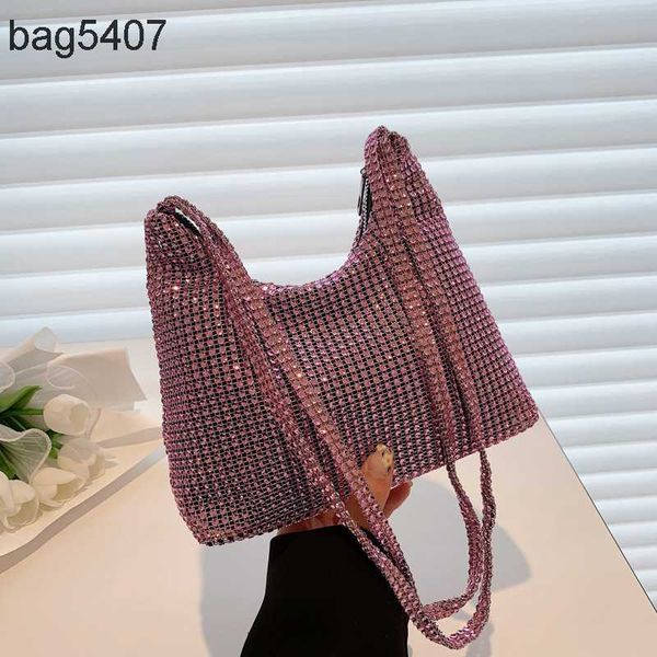

2023 fashion diamond bag 80% discount wholesale and retail net red women's summer new style personalized set handbag simple underarm
