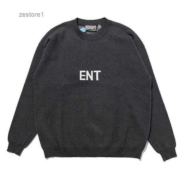 

designer men women essentials knitting sweater hoodie winter oversize autumn silicon skateboard high hoody hooded sweatshirt ess 6sq8, Black
