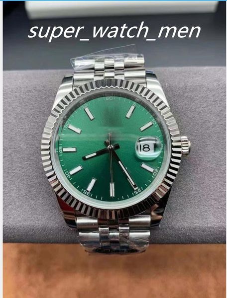 

clean factory 41mm watches men green dial automatic movement cal.3235 eta 904l steel jubilee bracelet green dial super 72 hours power reserv, Slivery;brown