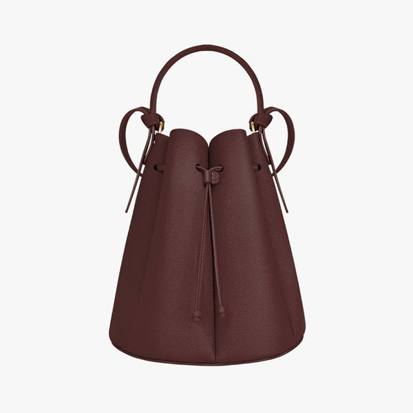 

polene numero huit bucket bags designer full-grained leather tote crossbody gold-plated stainless-steel hardware handbags suede leather lini