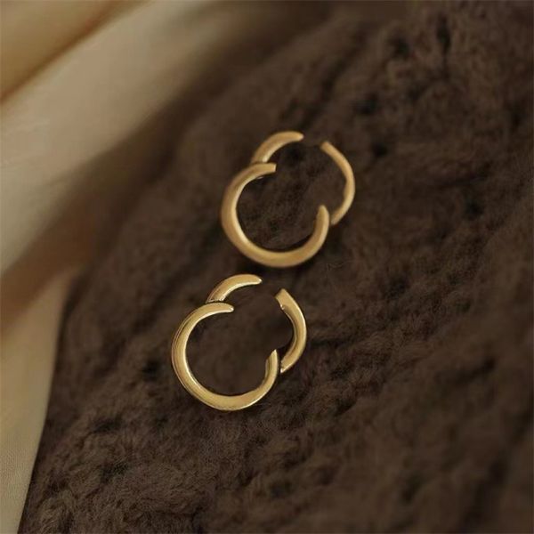

charm earrings designer for women luxury earrings european and american man earring jewlery orecchini hypoallergenic stud earings couple gif, Golden