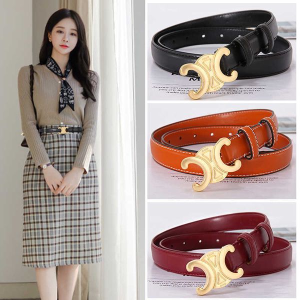 

belts adhesives belt jeans cool leather decoration with skirt fashion versatile arc de triomphe belt women, Black;brown