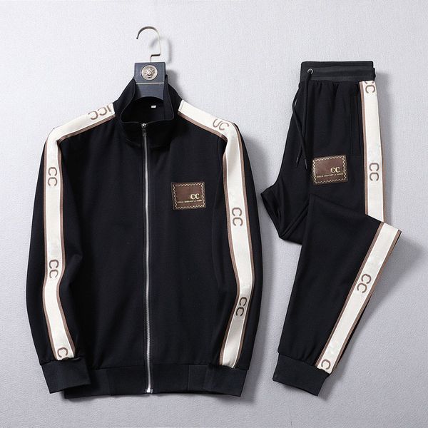 

mens set hip hop quality tracksuits designer jacket fashion men woman tech fleece outerwear man sports pants joggers trousers size -3xl, Gray