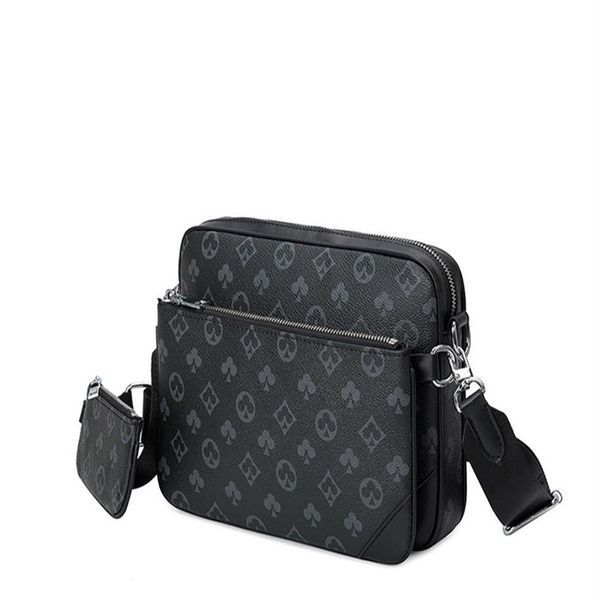 

men's messenger bags luxury deisgner handbags leather shoulder crossbody for women men business tote cluth bag sac a main wal240k