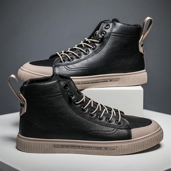 

mayforest men's casual shoes comfortable high men sneakers outdoor fashion zapatos hombre hard-wearing flats trendy shoes305x