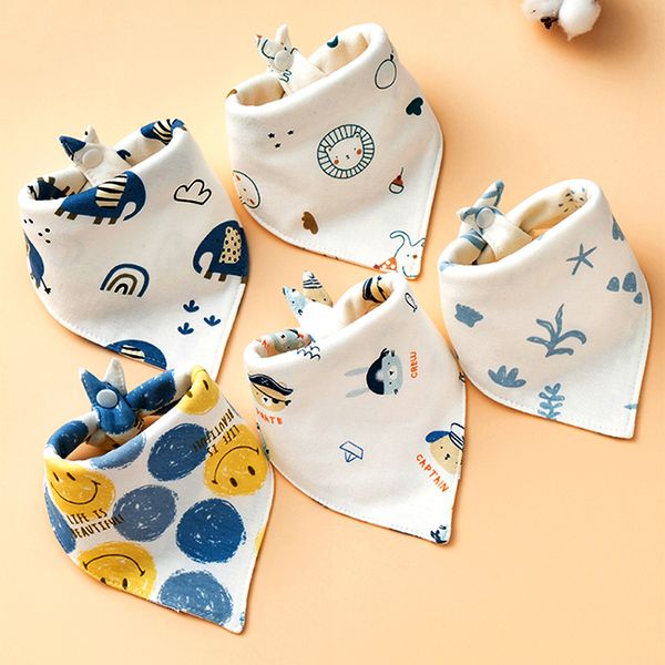 

8-pack bandana baby drool bibs drooling and teething gift set for girls jewel set