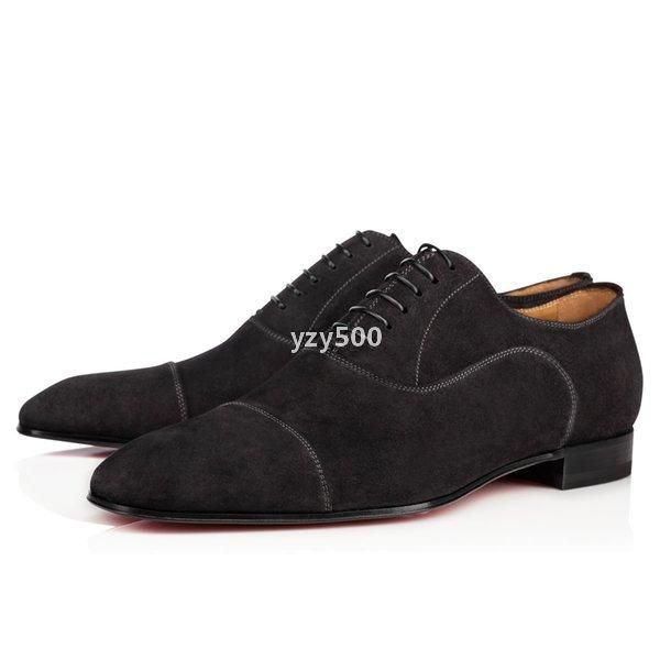 

red-bottoms christians elegant dress shoes business party wedding greggo orlato flat fashion oxfords shoe outdoor men casual walking anc, Black