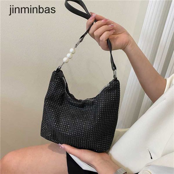 

2023 women's diamond bag 55% discount wholesale retail texture for women summer new bucket with inlaid personality hand one shoulder ms
