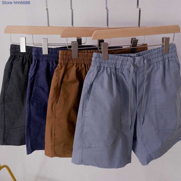 

men's pants summer new sports leisure men's shorts bowline series outdoor fashion work clothes solid color loose men q8s1, Black