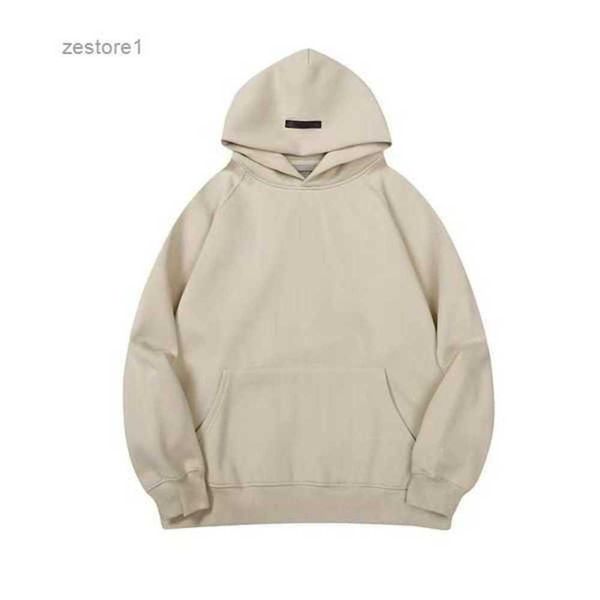 

hoodies 2022 fashion european and american high street brand ess hoodie round neck sweater multi line trend new chest simple letter coat zk2, Black