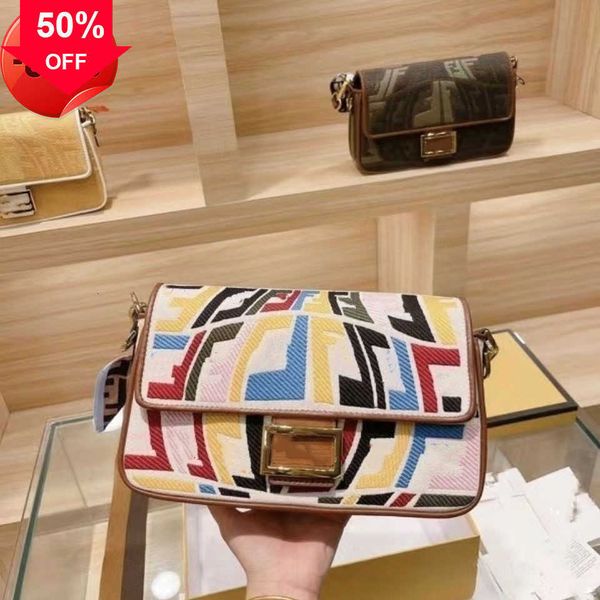 

designer bags evening clutches bag women's 2023 new french jacquard embroidery letter artote purses ladies handbags factory wholesale