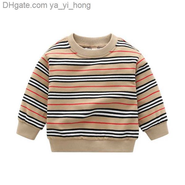 

baby cute boys girls plaid sweaters pullover spring autumn kids long sleeve sweatshirts children cotton sweater yayihong, Blue